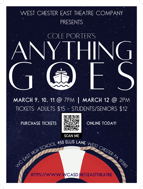 WC East Theater Company presents Anything Goes
